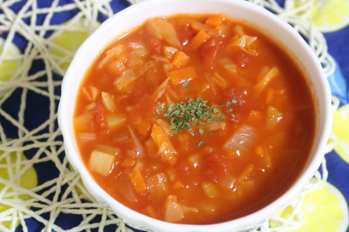 【レシピ】定番「ミネストローネ」野菜ごろごろ！食べ応え抜群のスープ
