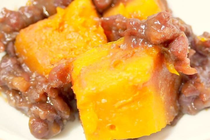 「かぼちゃと小豆のいとこ煮」レシピ！ほくほく甘いおやつ風おかず