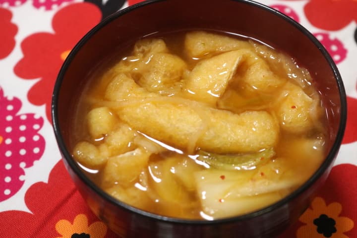 【レシピ】「キムチのチゲ風味噌汁」ほくっとジャガイモにキムチの旨み！