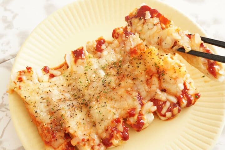 チーズとろける「ちくわのツナマヨピザ」簡単レシピ！