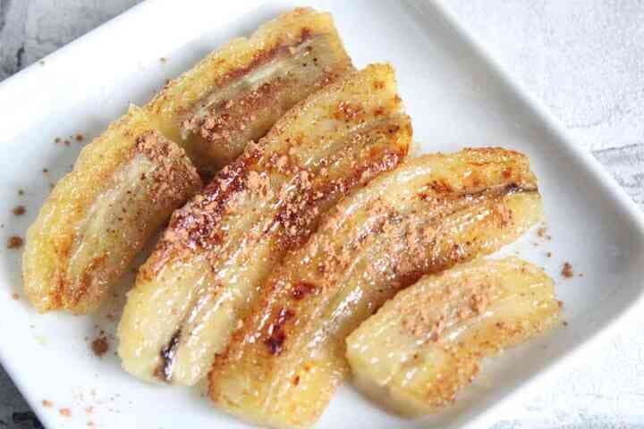 外カリッ中とろ～り「シナモン焼きバナナ」レシピ！フライパンで簡単