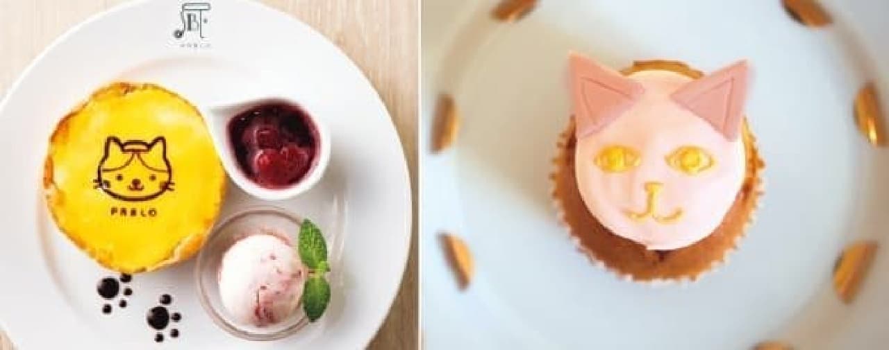 Left: Pablo "Freshly baked mini cheese tart berry x berry (Jalan ver.)" Right: Fettan bonbon "Jalan cupcake"