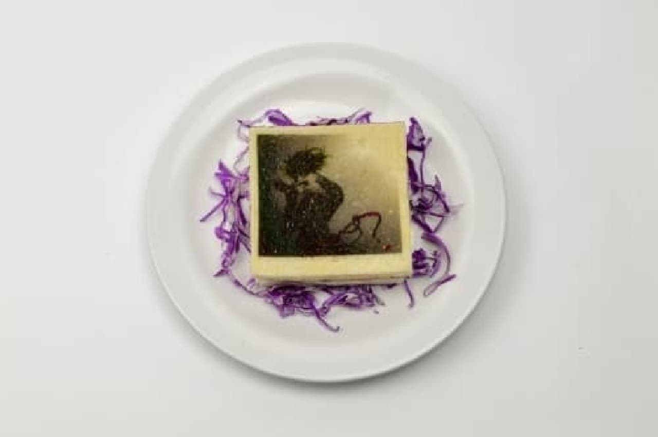 Hermit Purple (Hermit's Purple) Thoughtographic Polaroid-style Chicken Sandwich (c) Hirohiko Araki & LUCKY LAND COMMUNICATIONS / Shueisha / JoJo's Bizarre Adventure SC Production Committee