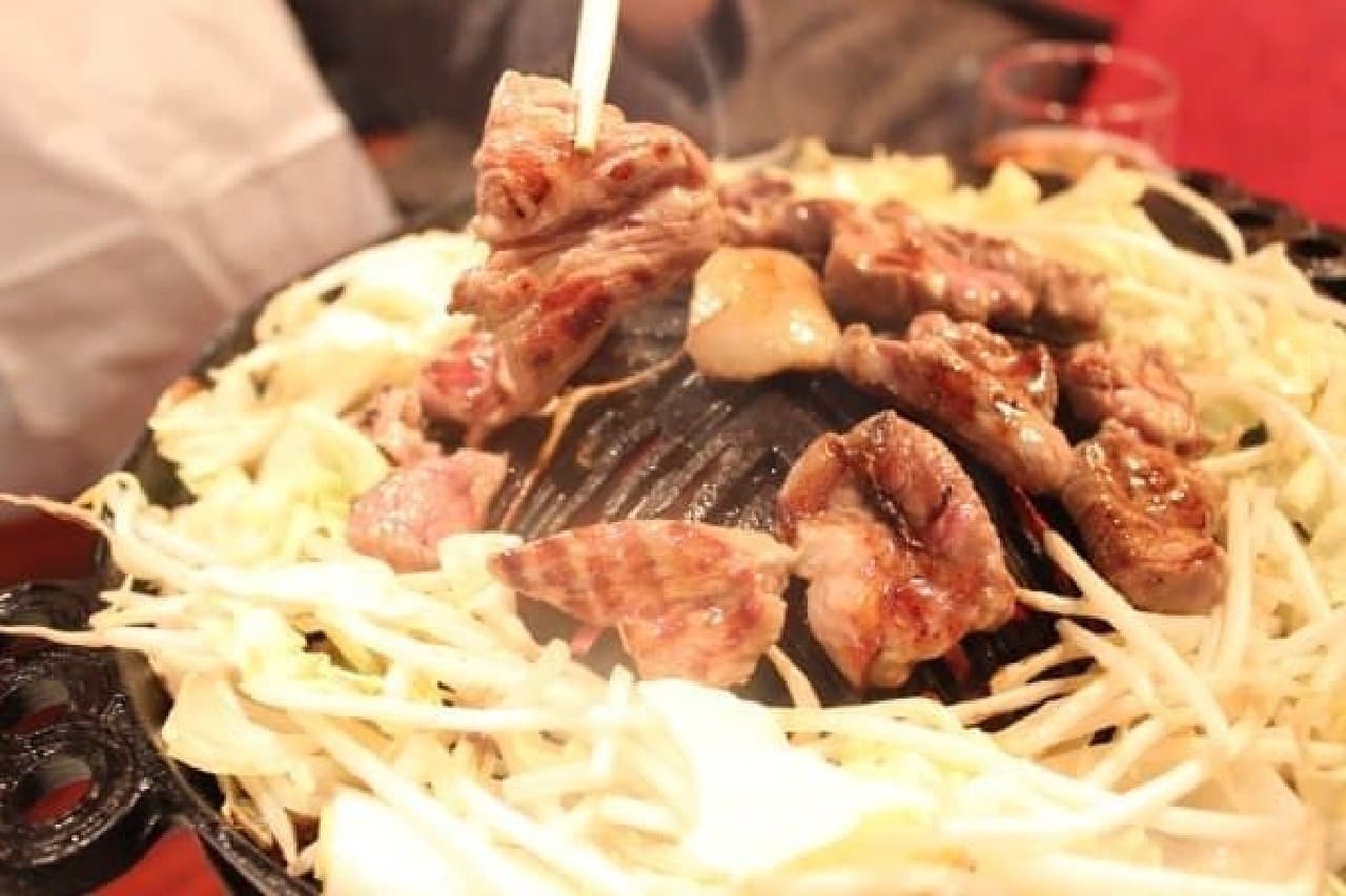 Taste lamb until the popular Genghis Khan restaurant!