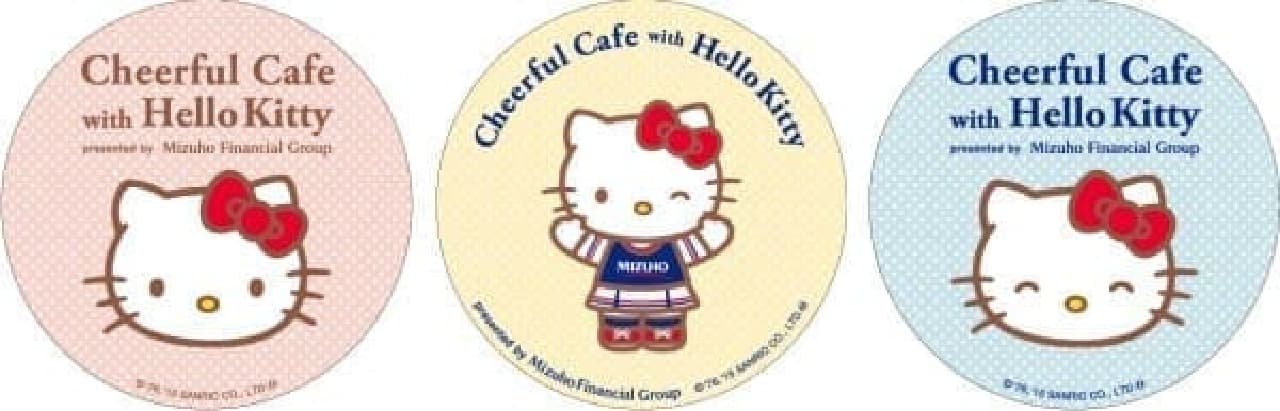 There are 3 types of cute "Hello Kitty" coasters