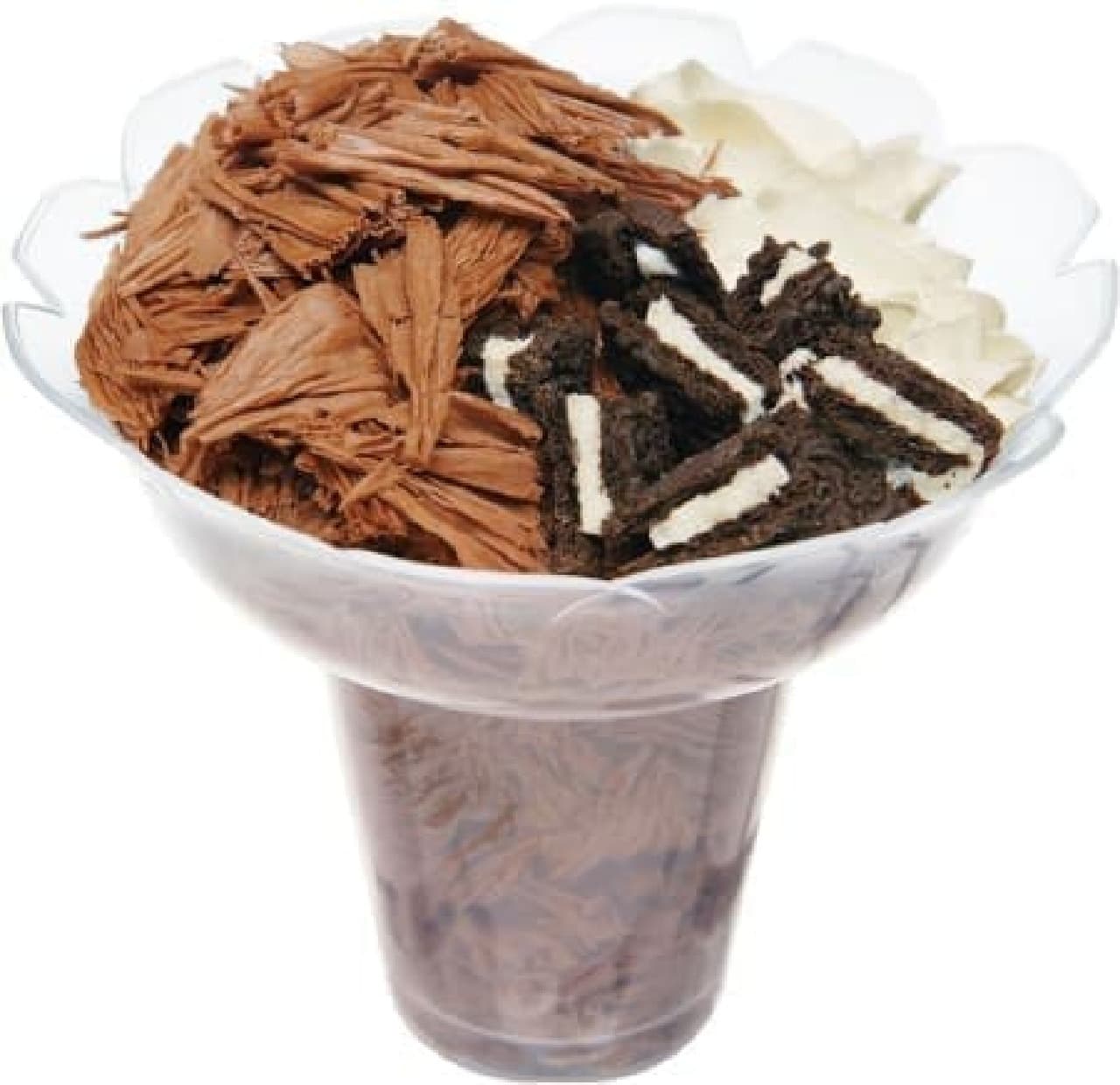 New flavors are also available this year! (The photo is chocolate cookie & whipped cream)