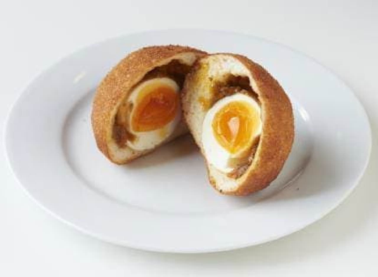 A whole soft-boiled egg!