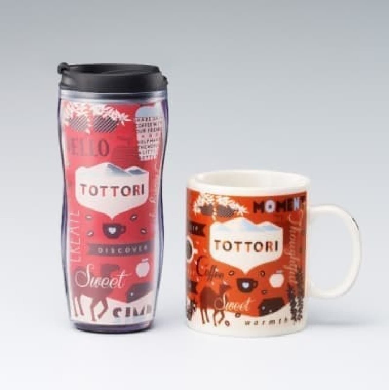 Limited tumbler & mug of "Tottori pattern"