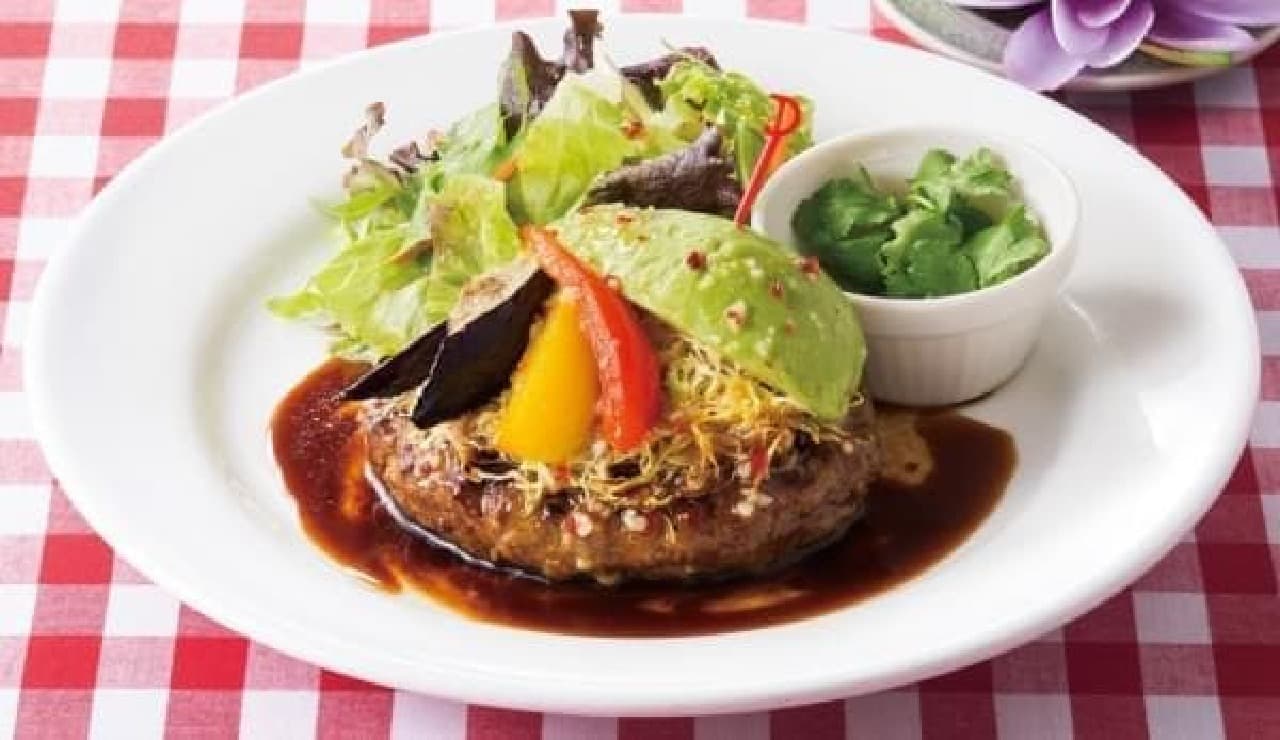 Put coriander on the hamburger steak for "ethnic tailoring"!