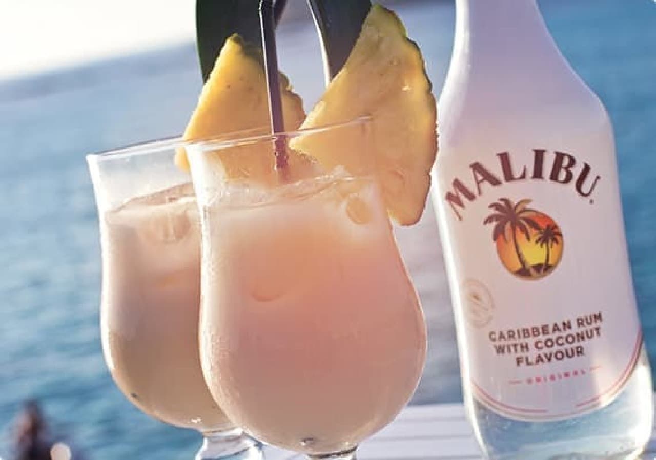 "Malibu" cocktail that you want to drink at the beach (Source: Suntory Malibu official page)