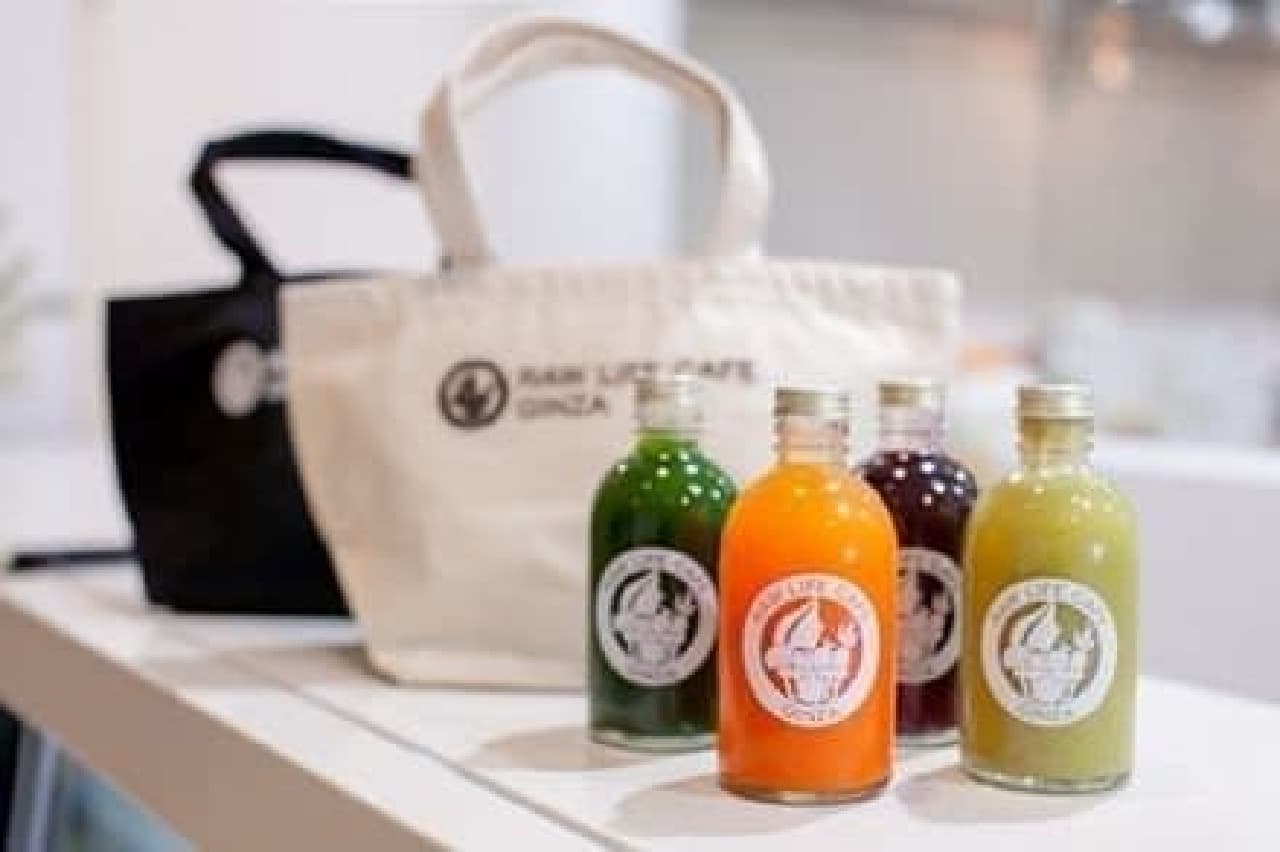 A cafe offering "raw food" is born in Ginza, Tokyo! (The photo is cold pressed juice)