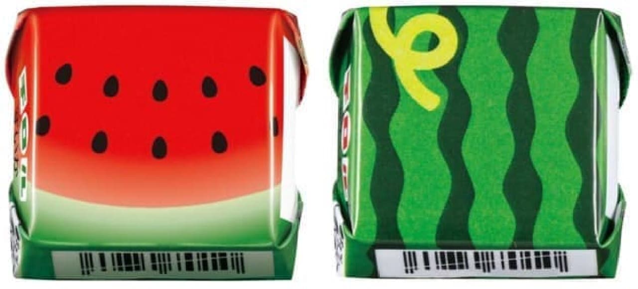 Individual packaging is also watermelon itself!