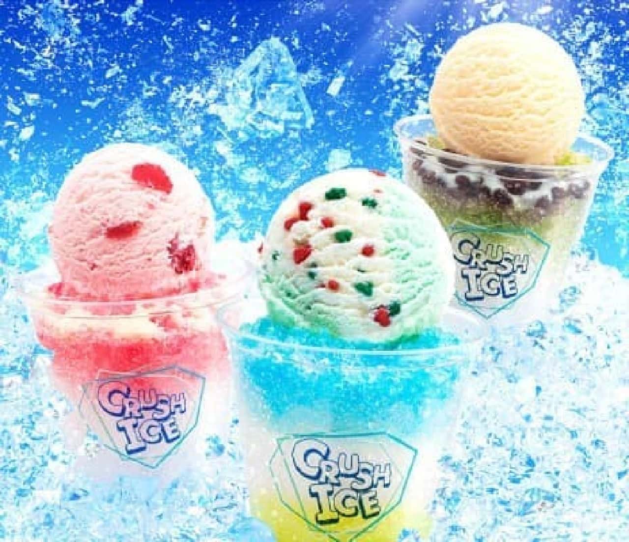 Enjoy shaved ice and ice cream at the same time!