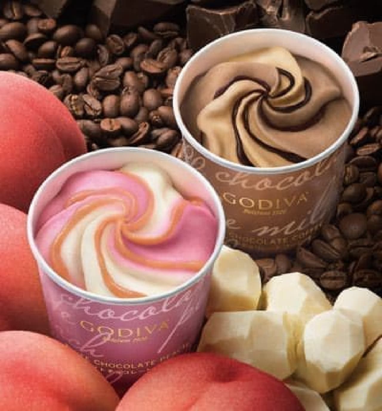 Two new flavors for Godiva's cup ice