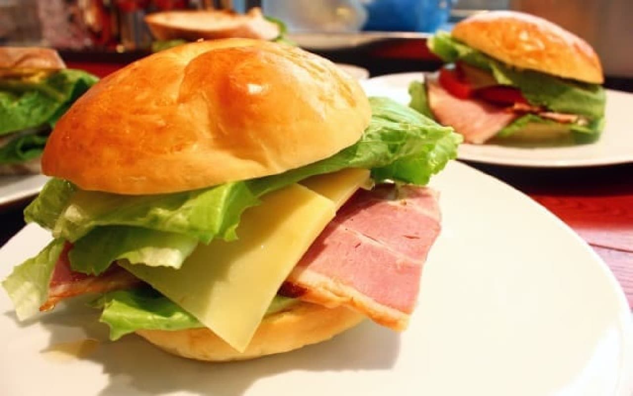 Hearty ham classic sandwich