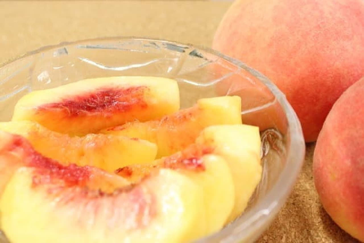 Peaches can be stored for a month!