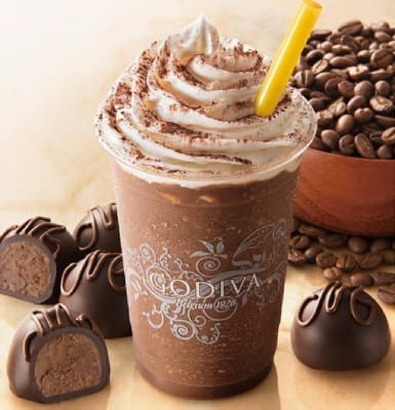 Introducing a new chocolate drink from Godiva!