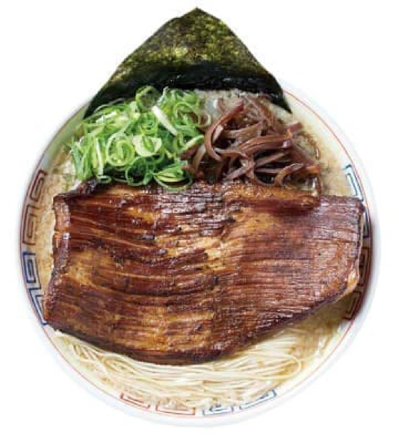 福岡の「濃厚博多トンコツ炙り豚トロ肉盛りラーメン」