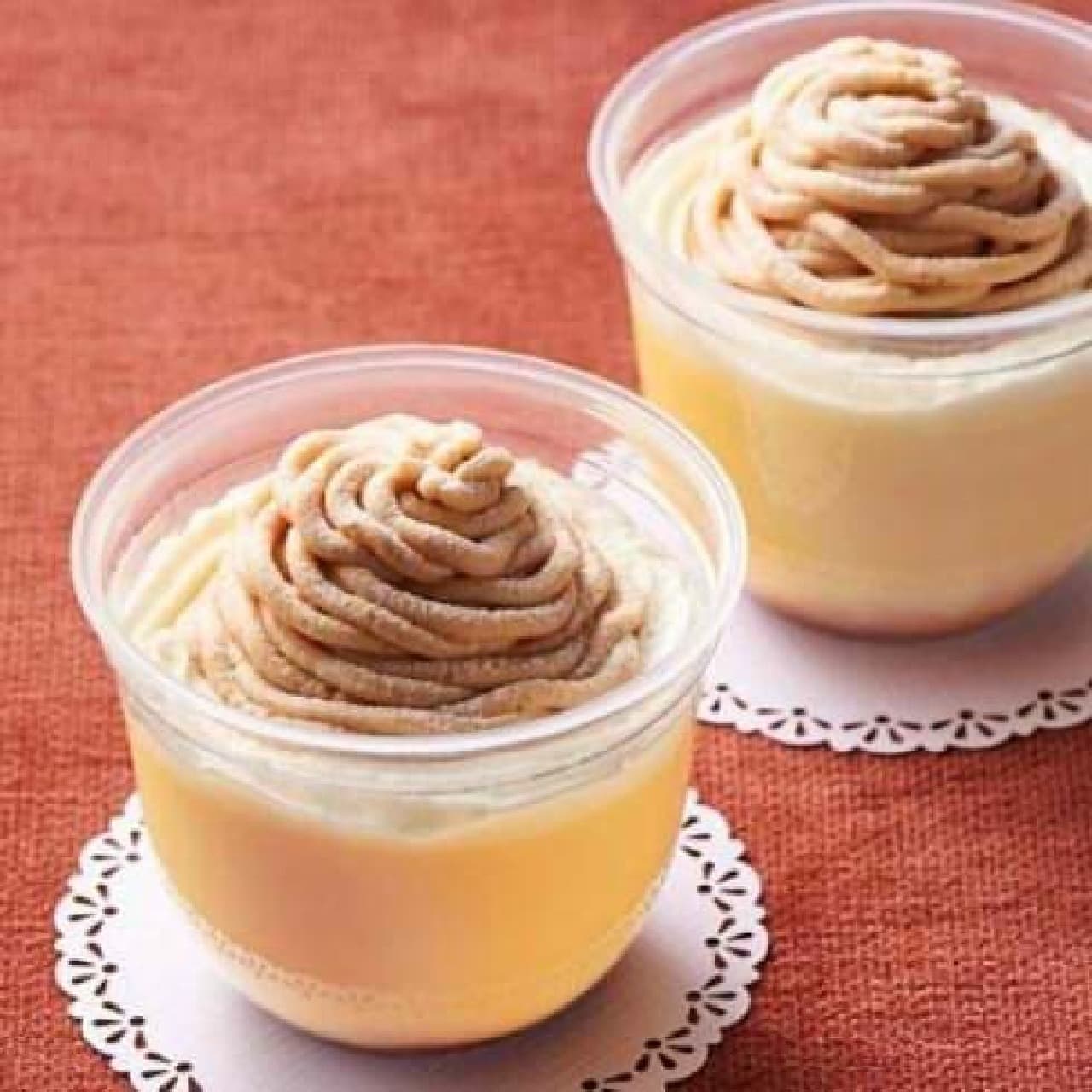 7-ELEVEN's new work "rich Montblanc pudding"