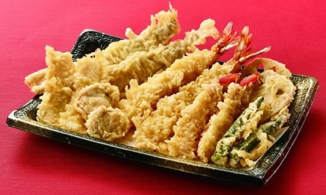 Tempura set that you want to match with "Toshikoshi soba" (The image is a premium pack dream)