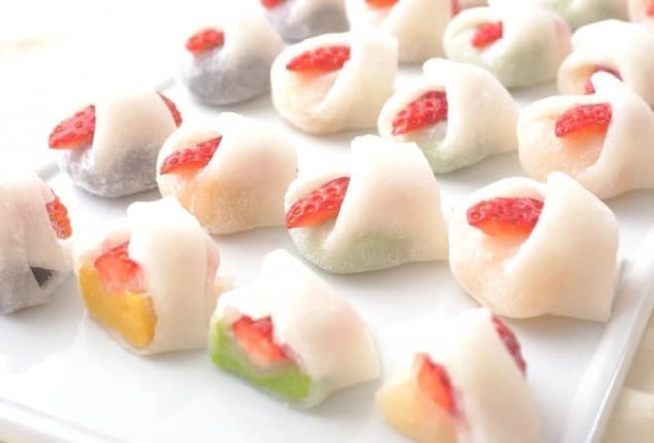 Japanese strawberry sweets too!