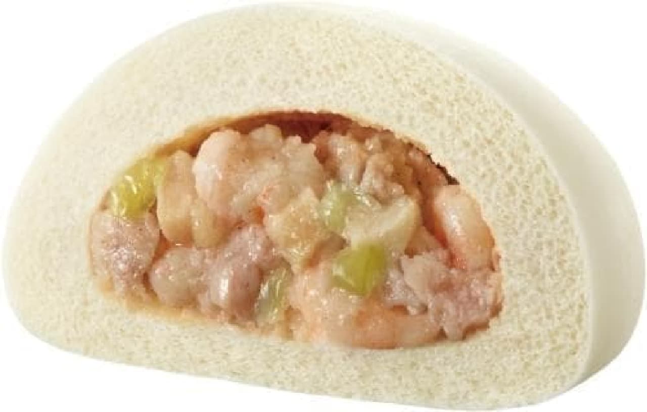 Luxury bun where you can enjoy shrimp and pork at the same time