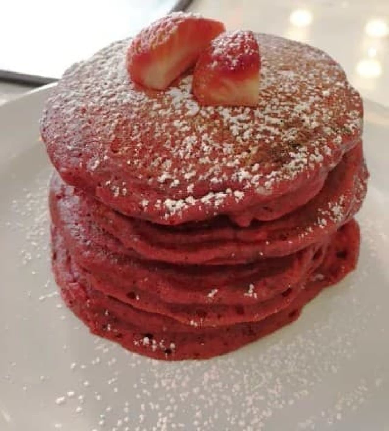 The cafe menu is going to Japan for the first time! (Image: Red velvet pancake)