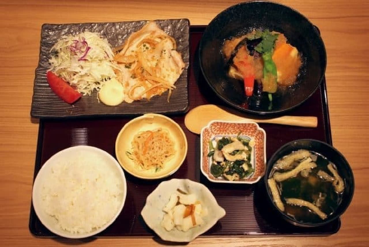 Japanese set meal that Japan is proud of