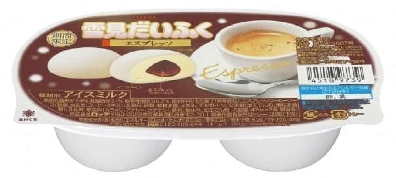 Milk ice cream and espresso will make it look like a "latte"
