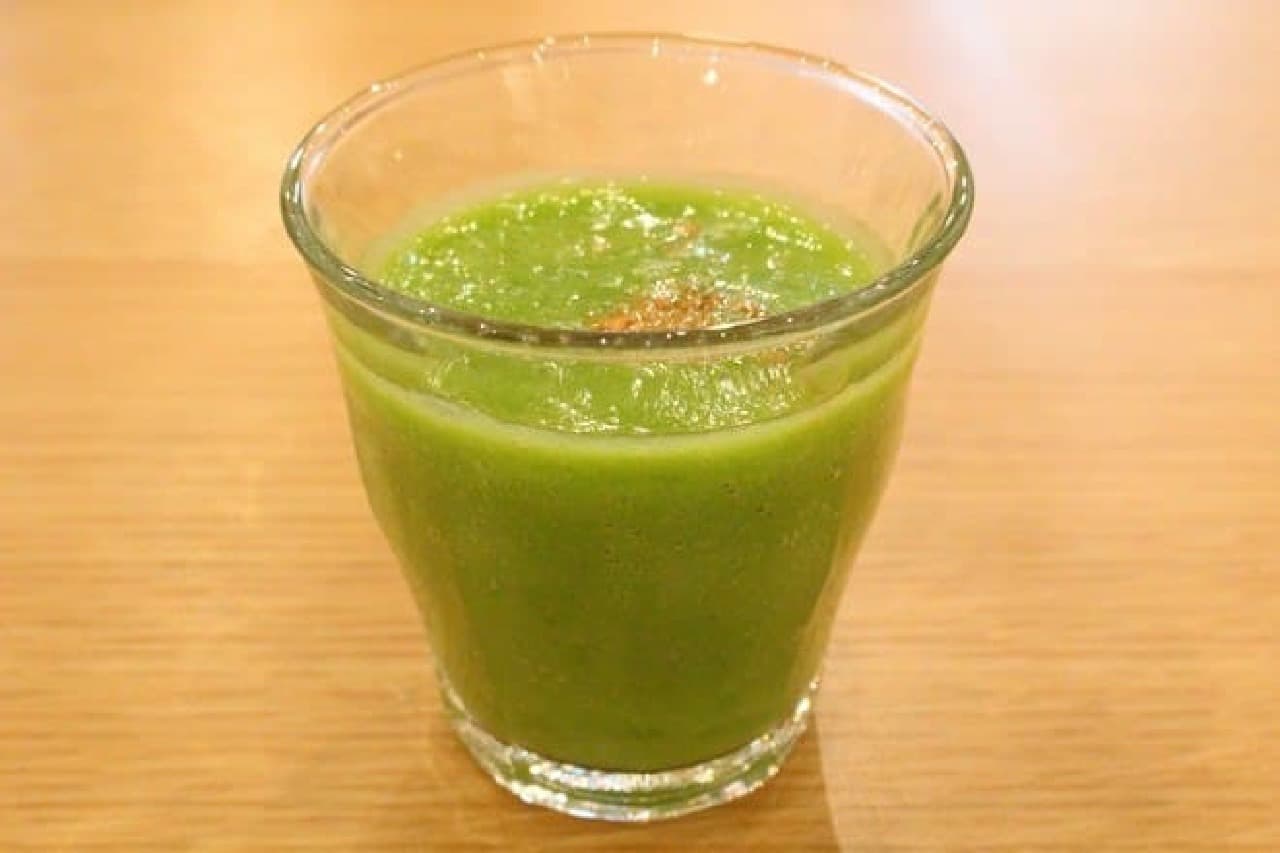 With fresh vegetable juice