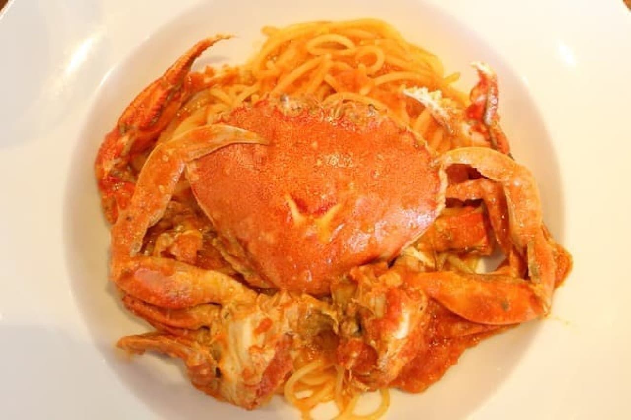 A plate full of crab