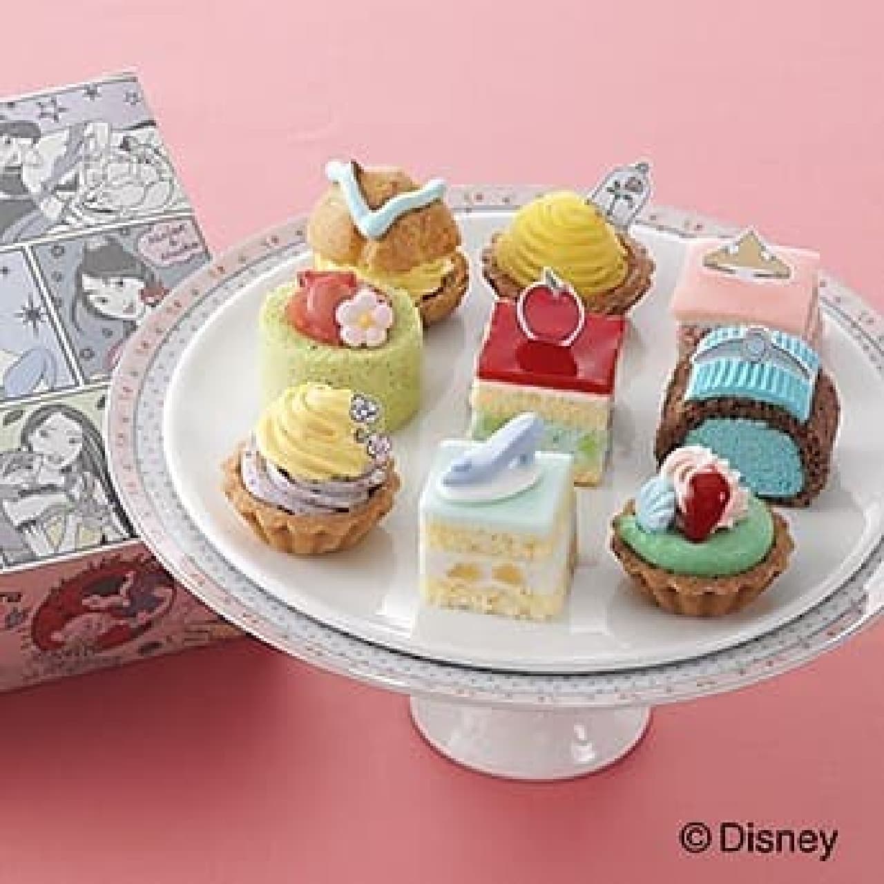 Tea Time Like A Princess Disney Princess Petit Cake Set Entabe