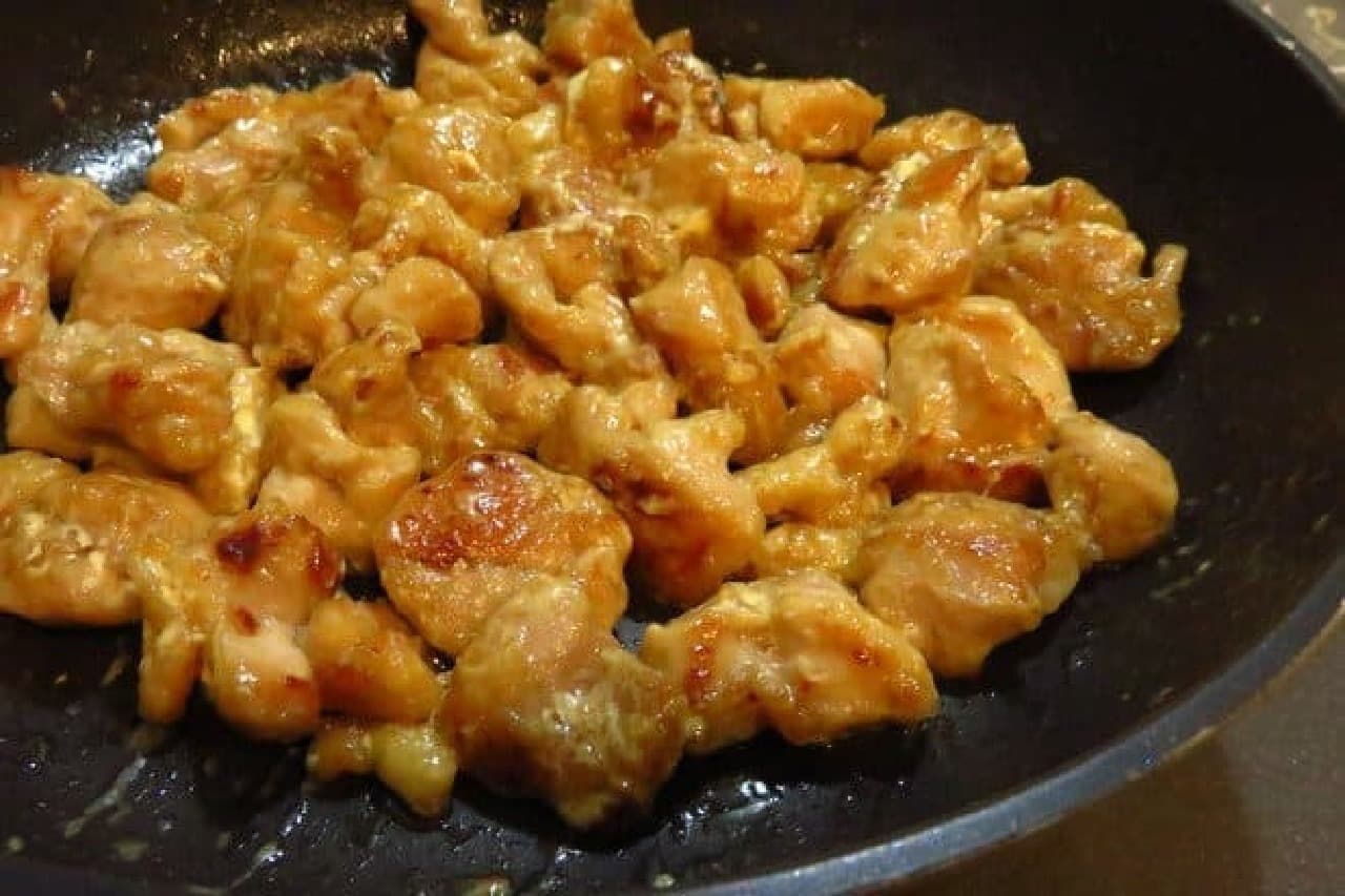 Stir-fried mayonnaise with ponzu sauce