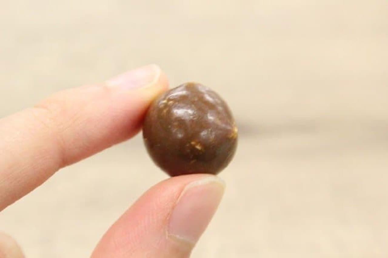 通常のチョコボールの約2.7倍サイズ
