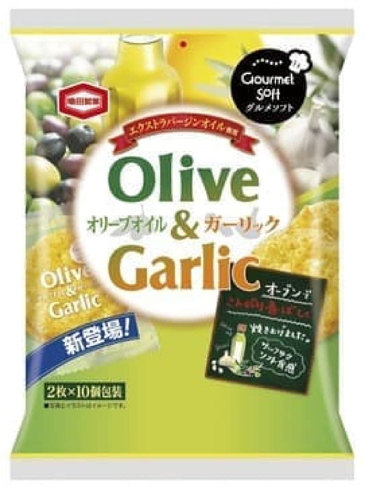 "Gourmet Soft Olive Oil & Garlic"