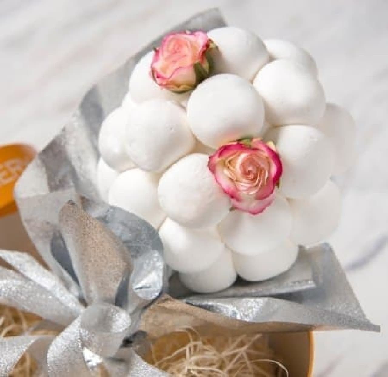 Soft and melty marshmallow bouquet