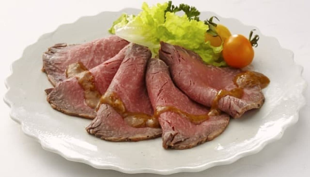 Roast beef (pictured is an image)