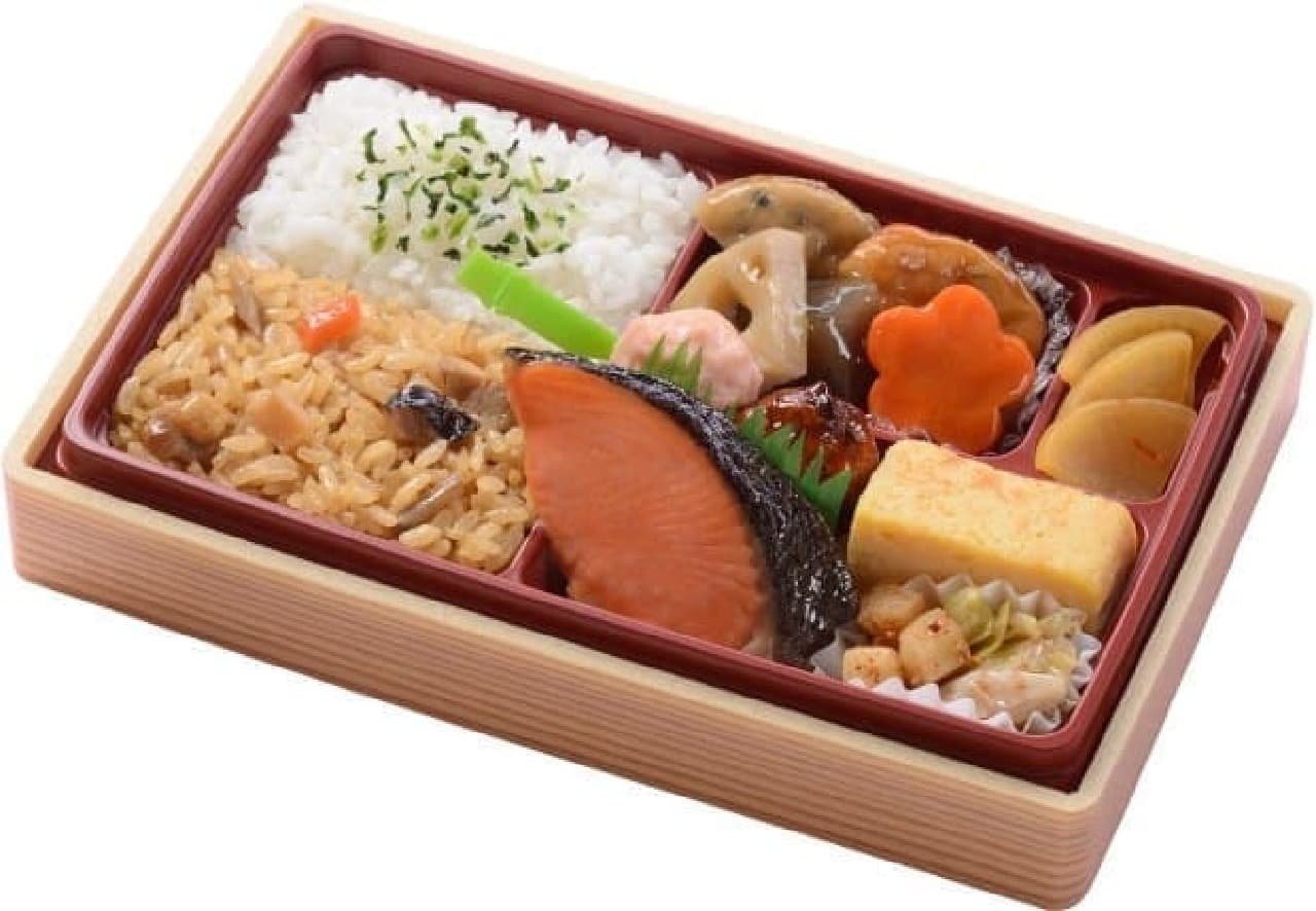 Full of commitment, Makunouchi lunch box in spring
