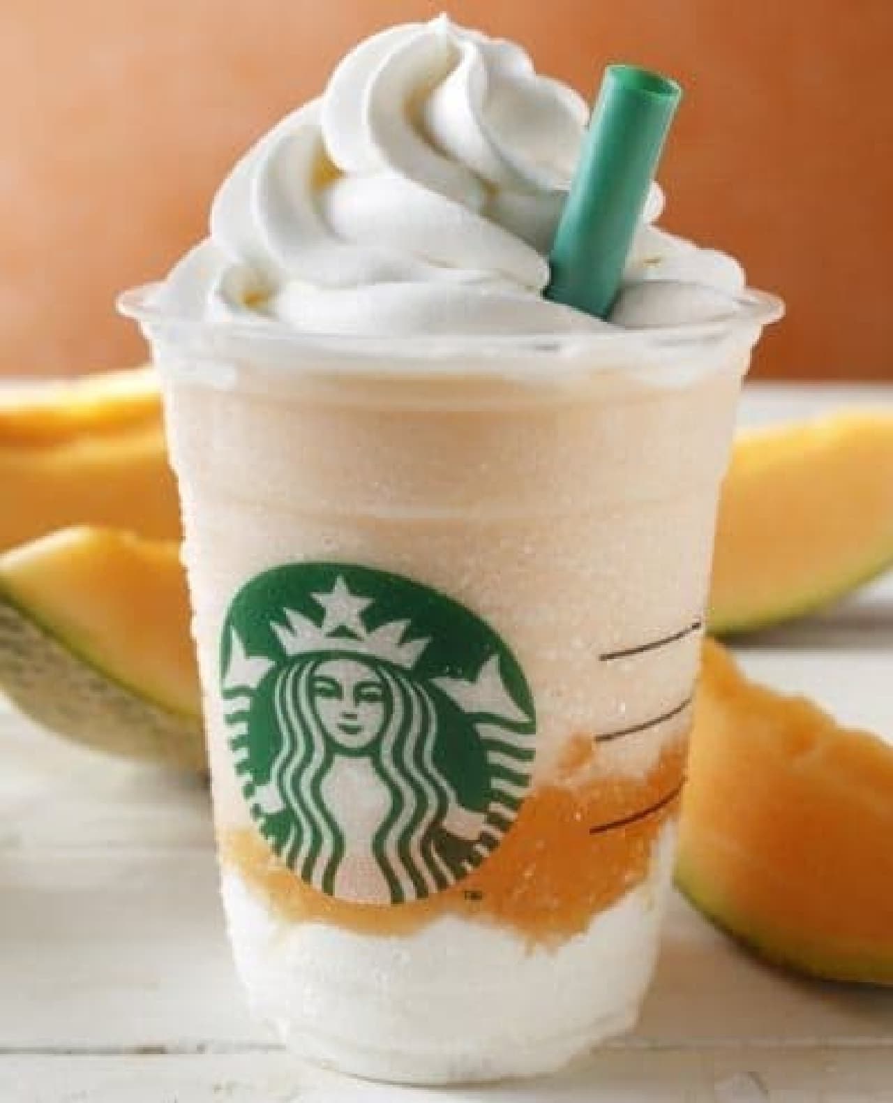 The latest work "Cantaloupe Melon & Cream Frappuccino" at the time of article creation (April 2016)