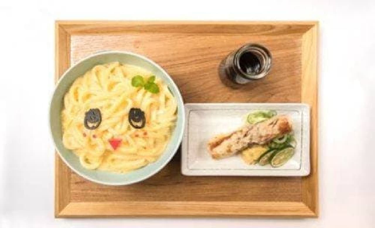 "Funassyi's Udon without Soup and Udon without soup
