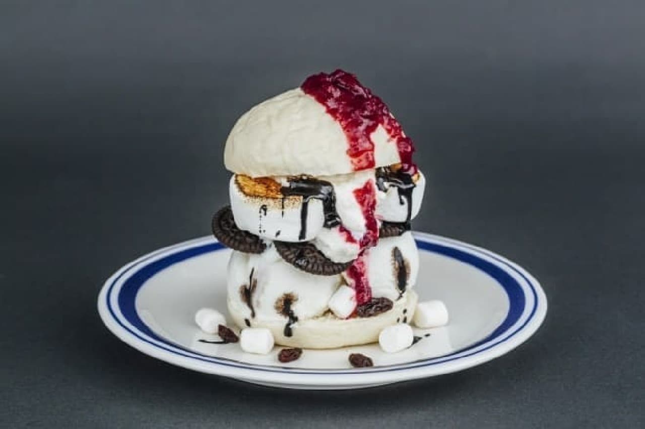 JSBURGERS CAFE Ghostbusters Collaboration Menu Marshmallow Mad Burger