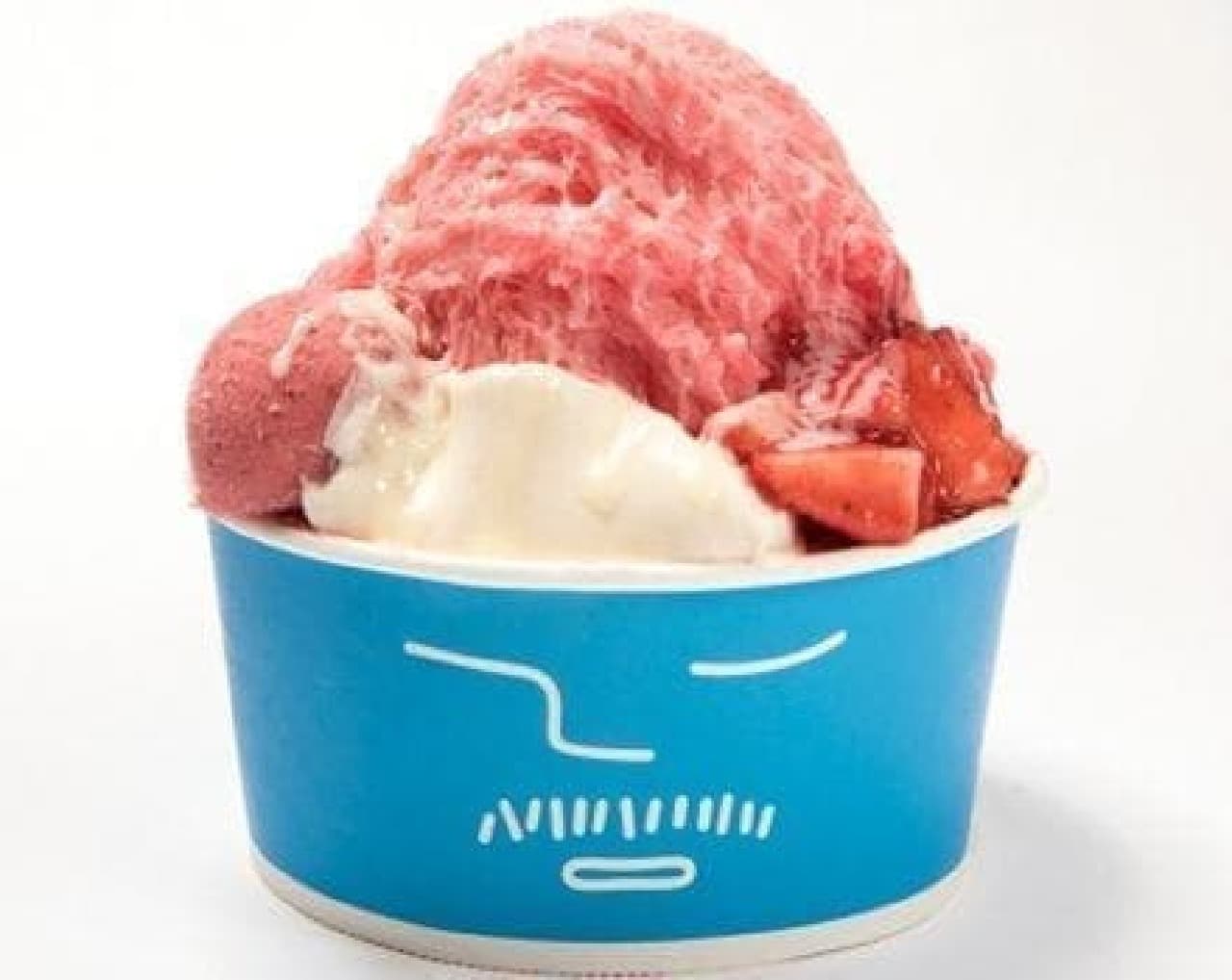 Ice monster "Strawberry shaved ice"