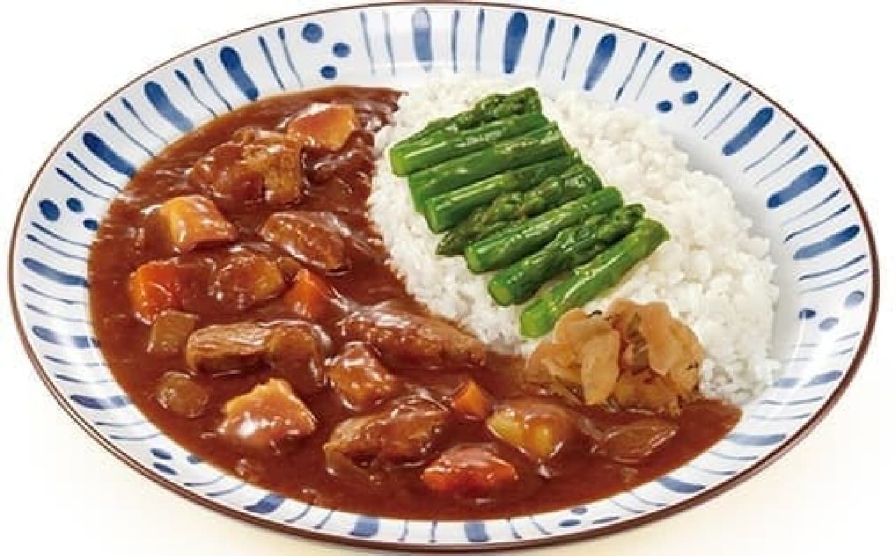 Sukiya "Asparagus Curry"
