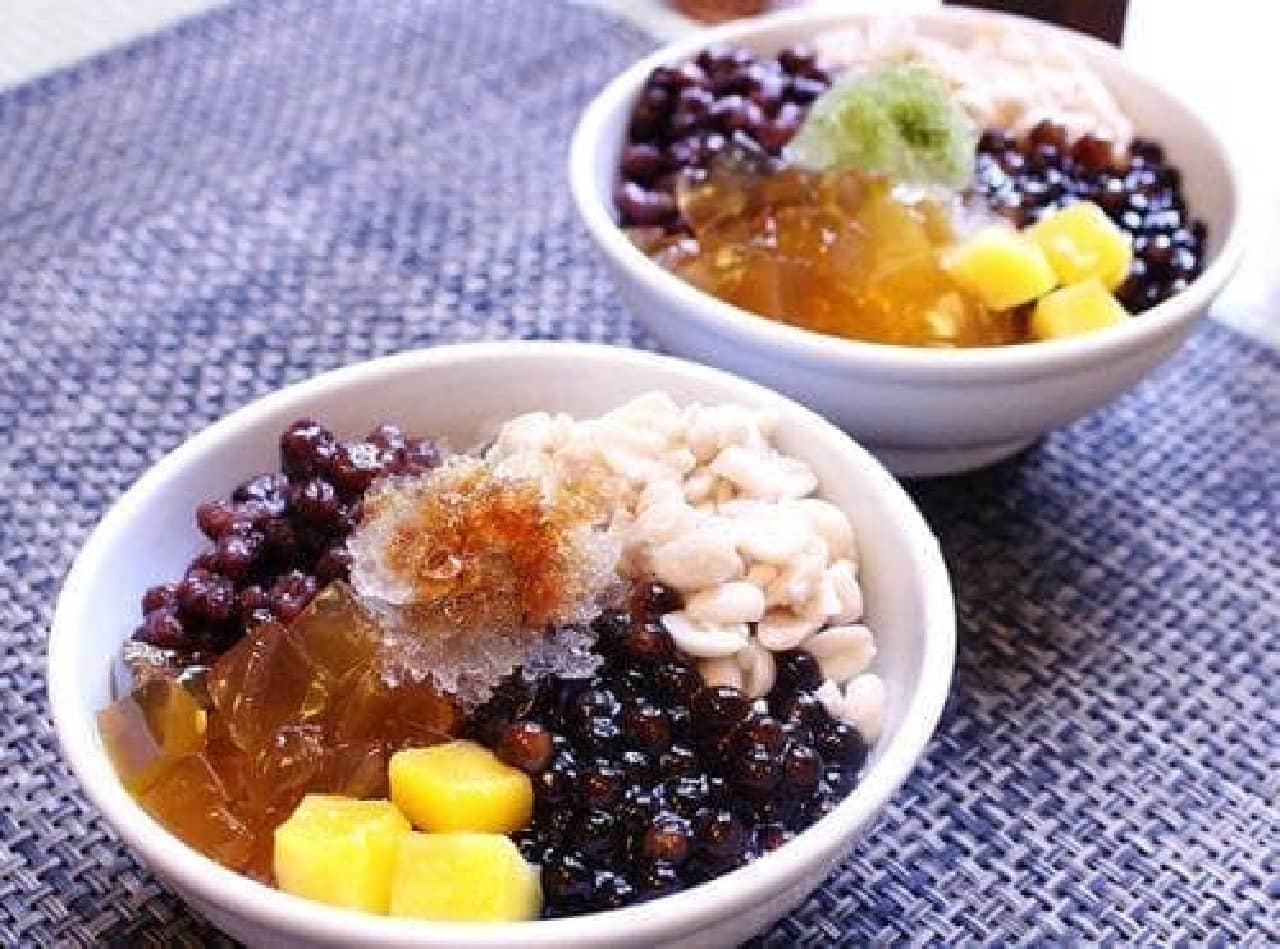 Chun Shui Tang's brown sugar and matcha "Taiwanese ice zenzai"