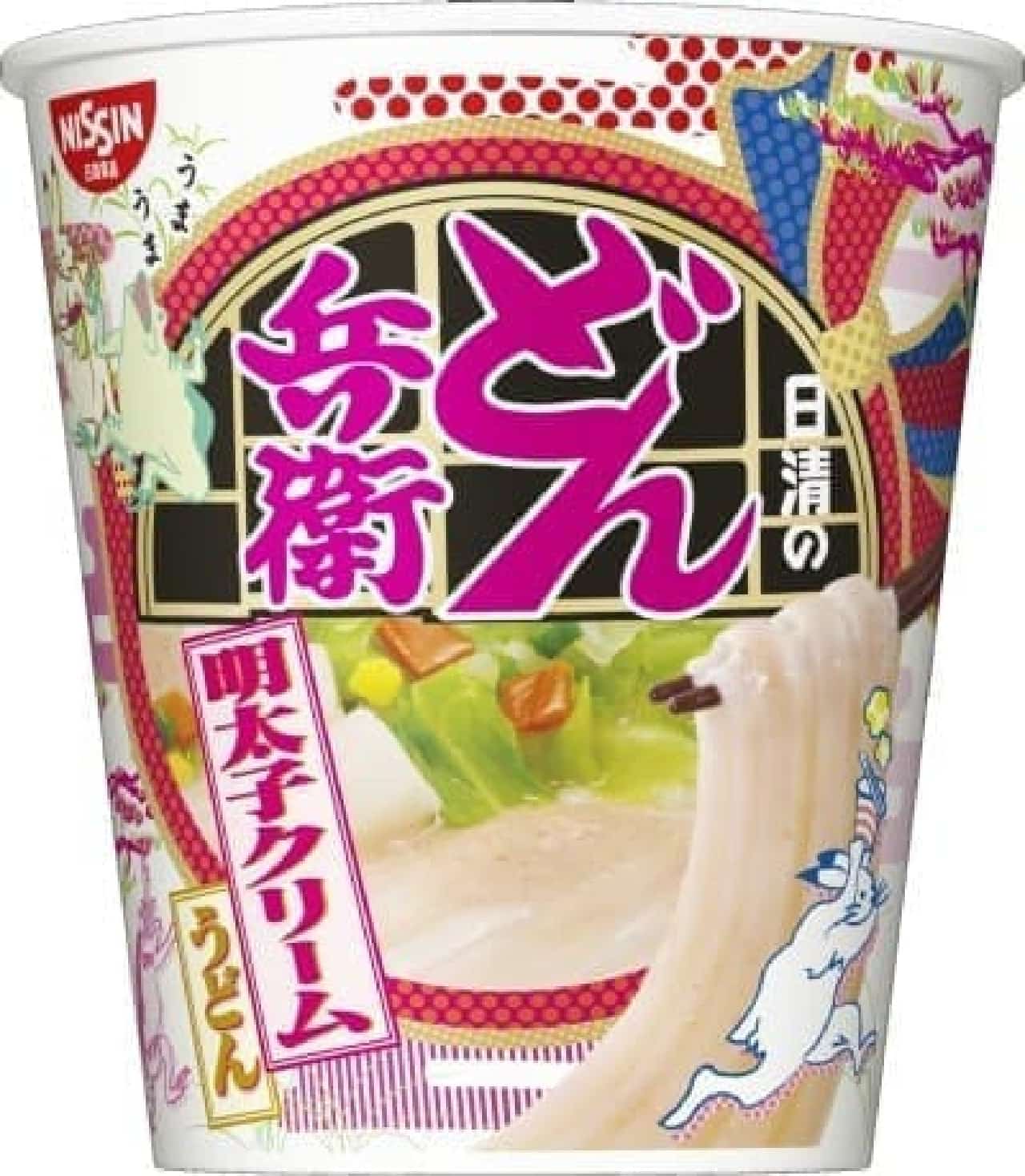 Nissin Foods "Nissin Donbei Mentaiko Cream Udon"