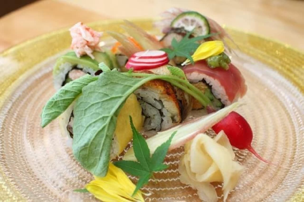 Assorted roll sushi from bubbles ginza -champagne cafe-