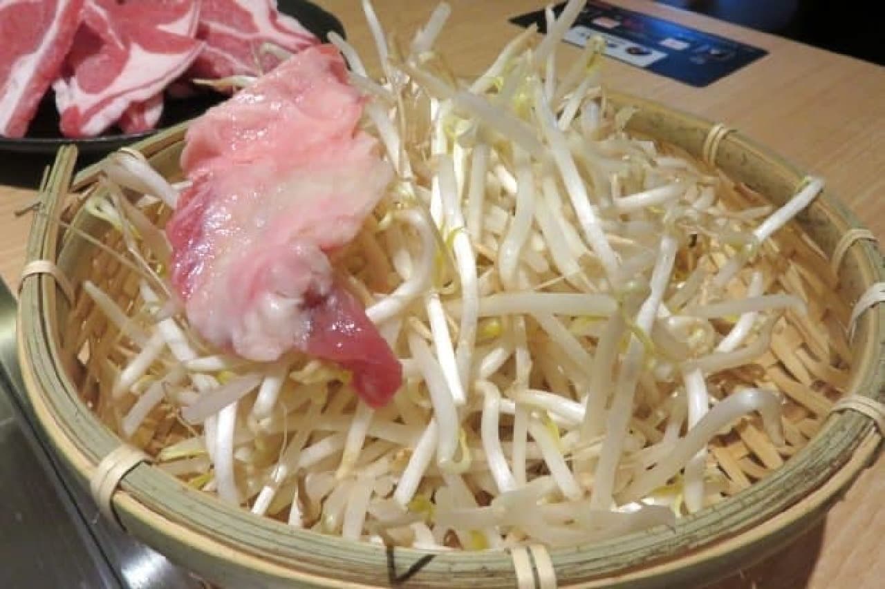 Bean sprouts of "Genghis Khan all-you-can-eat lunch"