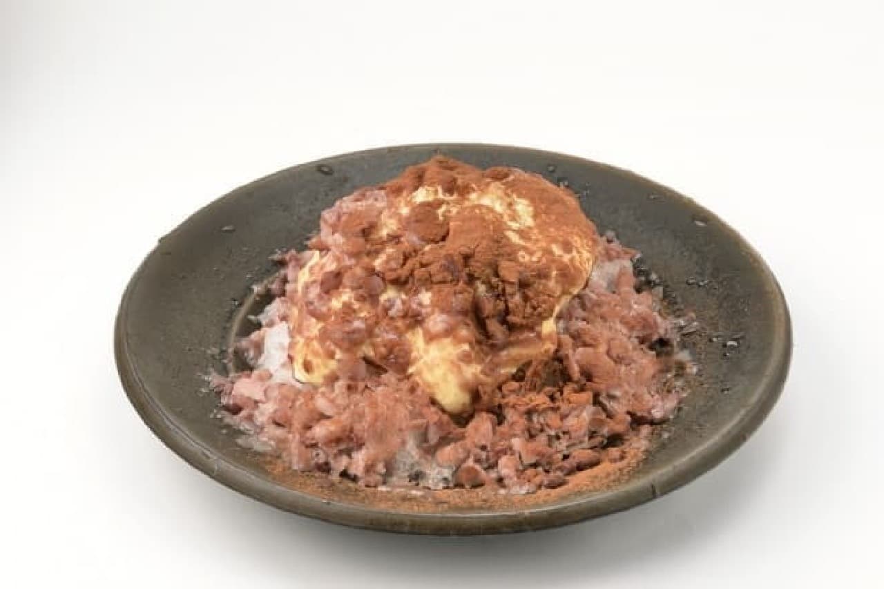 Seki Blacksmith CAFE & Azuki BAR, Azuki Bar Shaved Ice Tiramisu Flavor