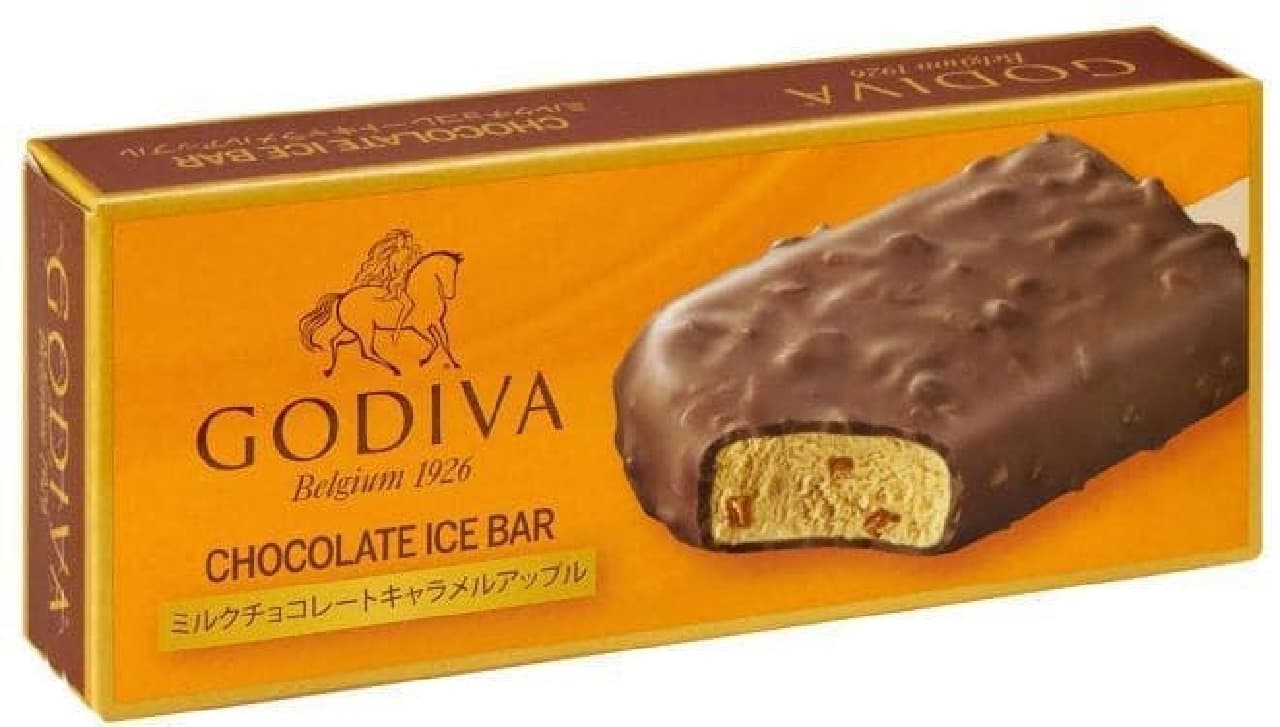 Godiva Chocolate Ice Bar Milk Chocolate Caramel Apple