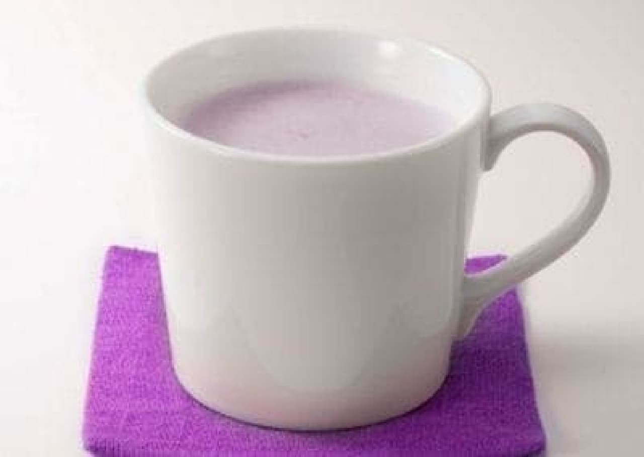 Denny's "purple potato milk"